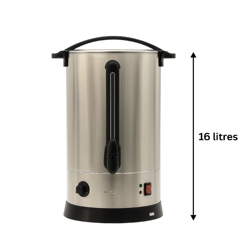 16 Litre stainless steel urn