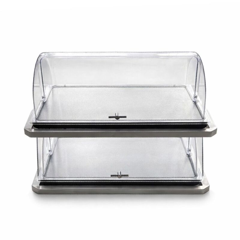 2 Tier Stainless steel buffet display stand - Image 2