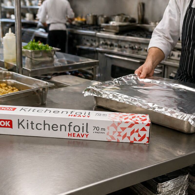 Heavy duty kitchen foil roll- 70m - Image 2