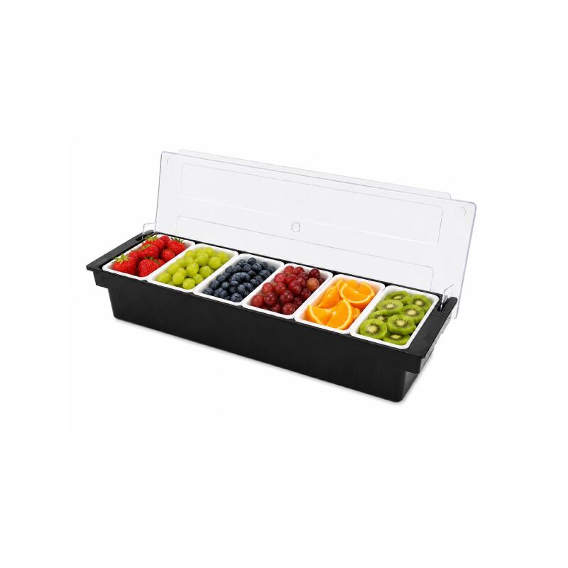 Bar Condiment Caddy Deluxe- 6 Division - Image 2