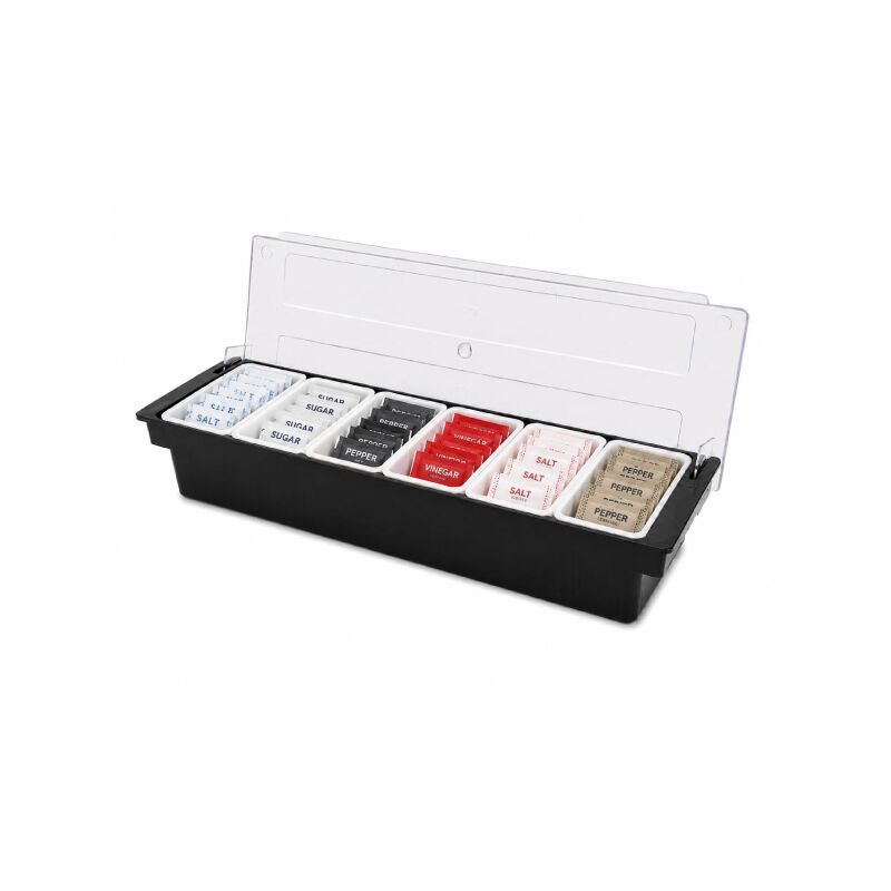 Bar Condiment Caddy Deluxe- 6 Division - Image 4